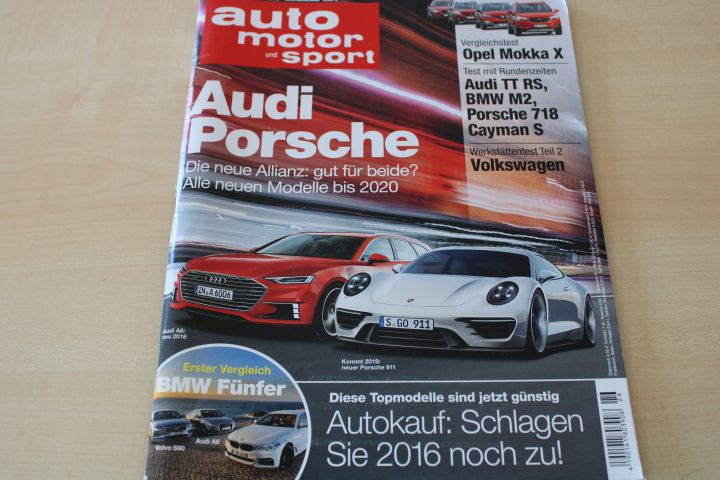 Deckblatt Auto Motor und Sport (26/2016)